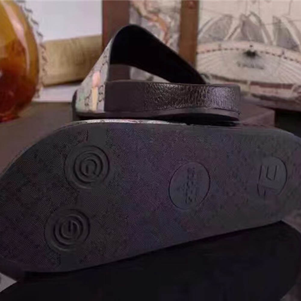 Gucci Bird And Flower Flip Flops - DopestKickz