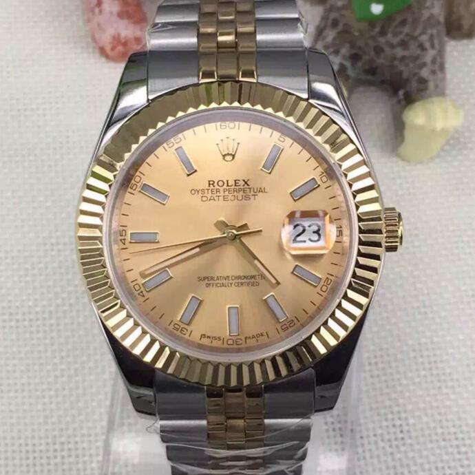 Rolex High Quality Datejust Yellow Gold Jubilee Watch - DopestKickz