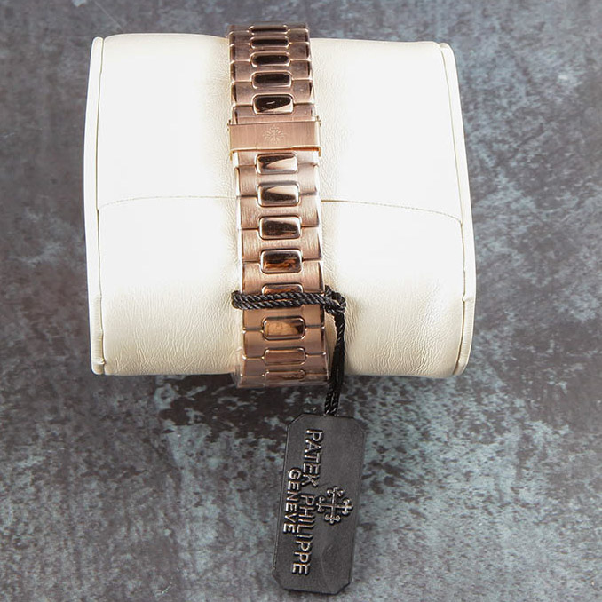 Patek Philipps Sa Rose Gold Watch with Black Dial - DopestKickz