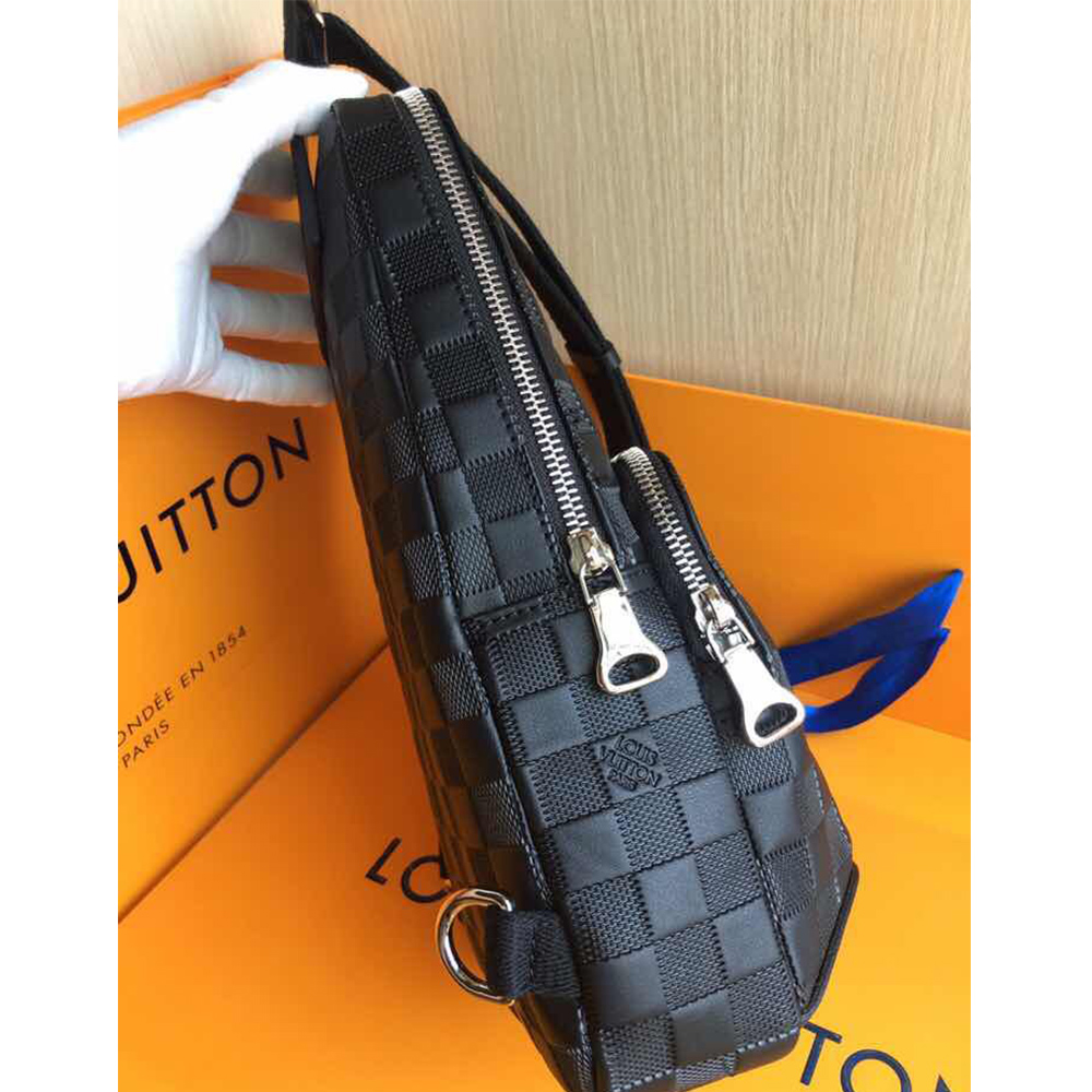 Louis Vuitton Black Argyle Bag - DopestKickz