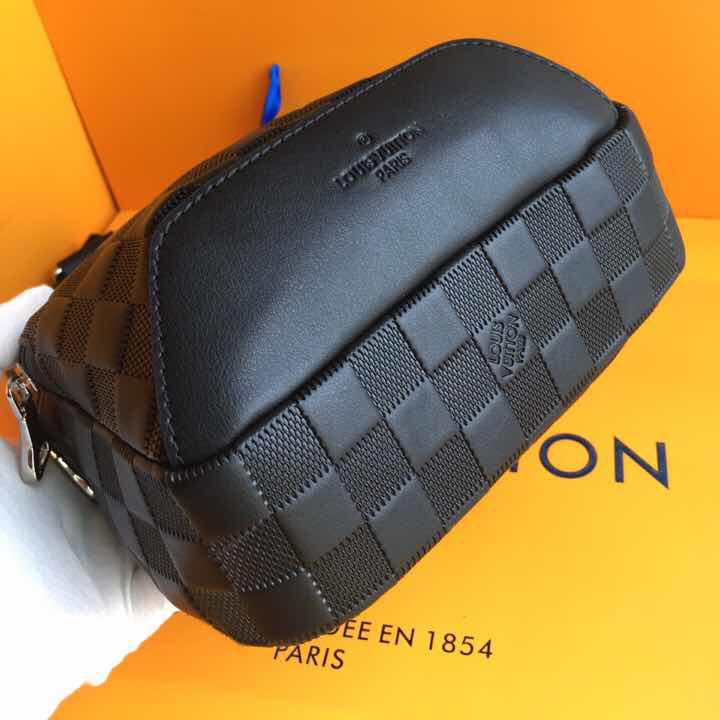 Louis Vuitton Black Argyle Bag - DopestKickz