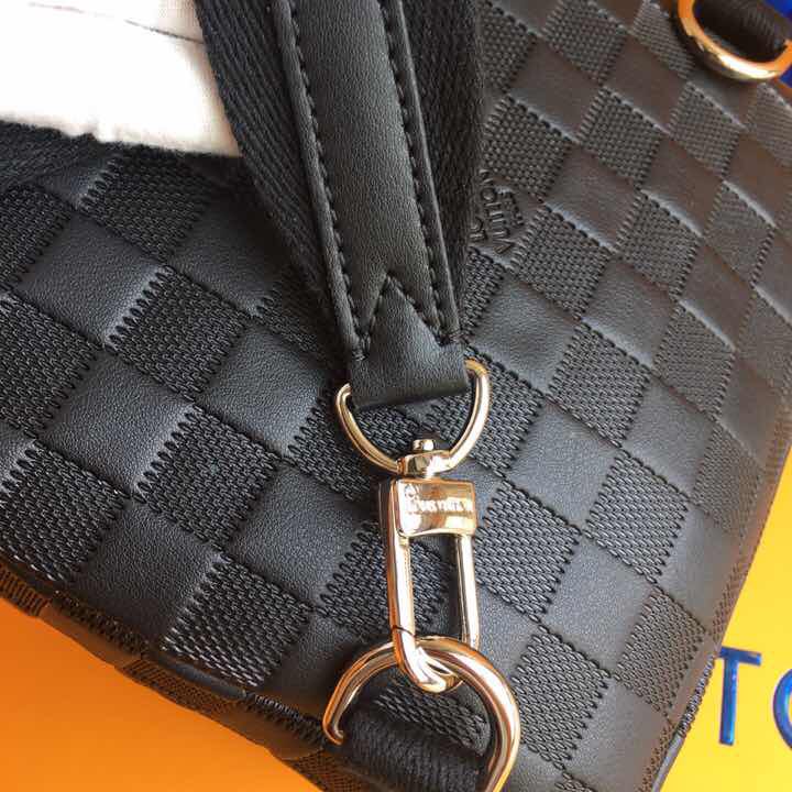 Louis Vuitton Black Argyle Bag - DopestKickz