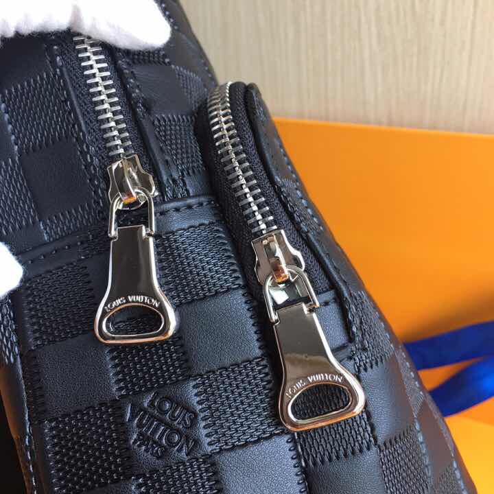 Louis Vuitton Black Argyle Bag - DopestKickz