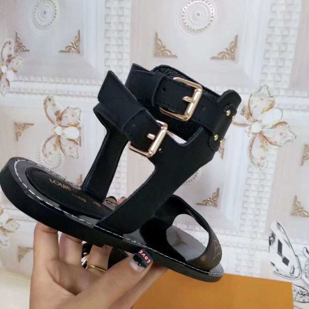 Louis Vuitton Monogram Nomad Women Sandals  - DopestKickz