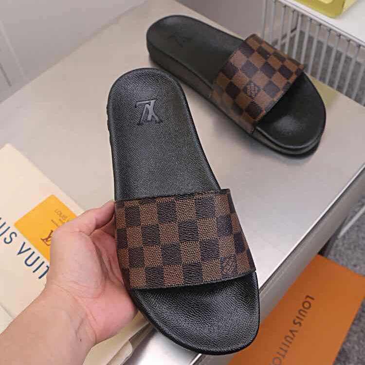 Louis Vuitton Monogram Slippers - DopestKickz
