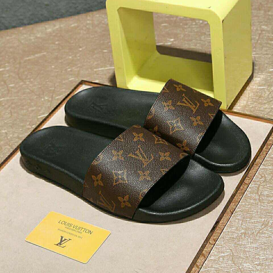 Louis Vuitton Monogram Slippers - DopestKickz