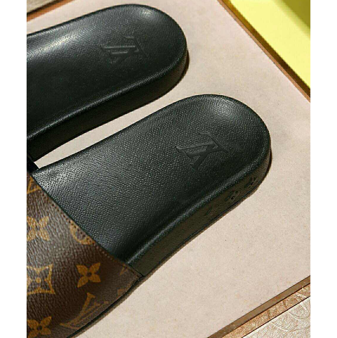 Louis Vuitton Monogram Slippers - DopestKickz