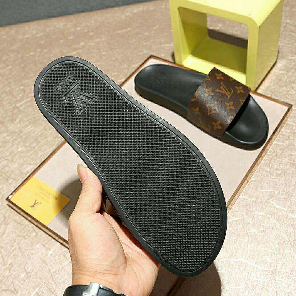 Louis Vuitton Monogram Slippers - DopestKickz