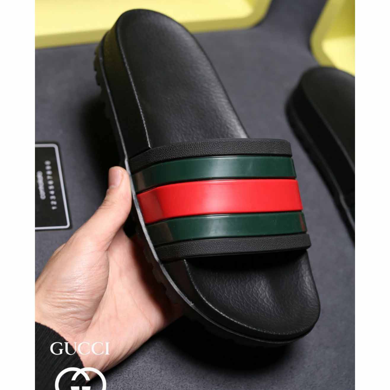 Gucci Web Slide Sandal - DopestKickz