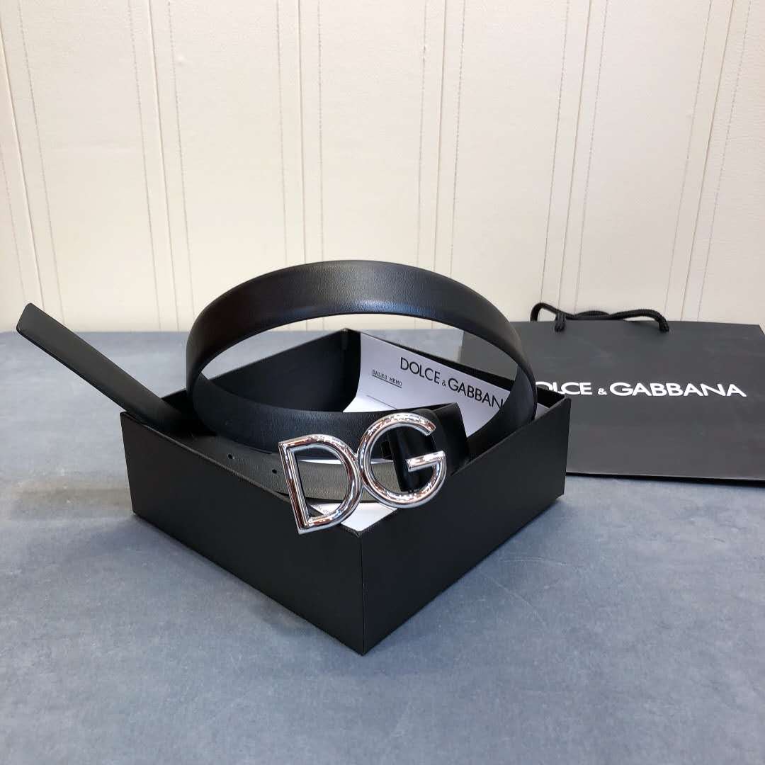 Dolce & Gabbana DG Black Belt  - DopestKickz