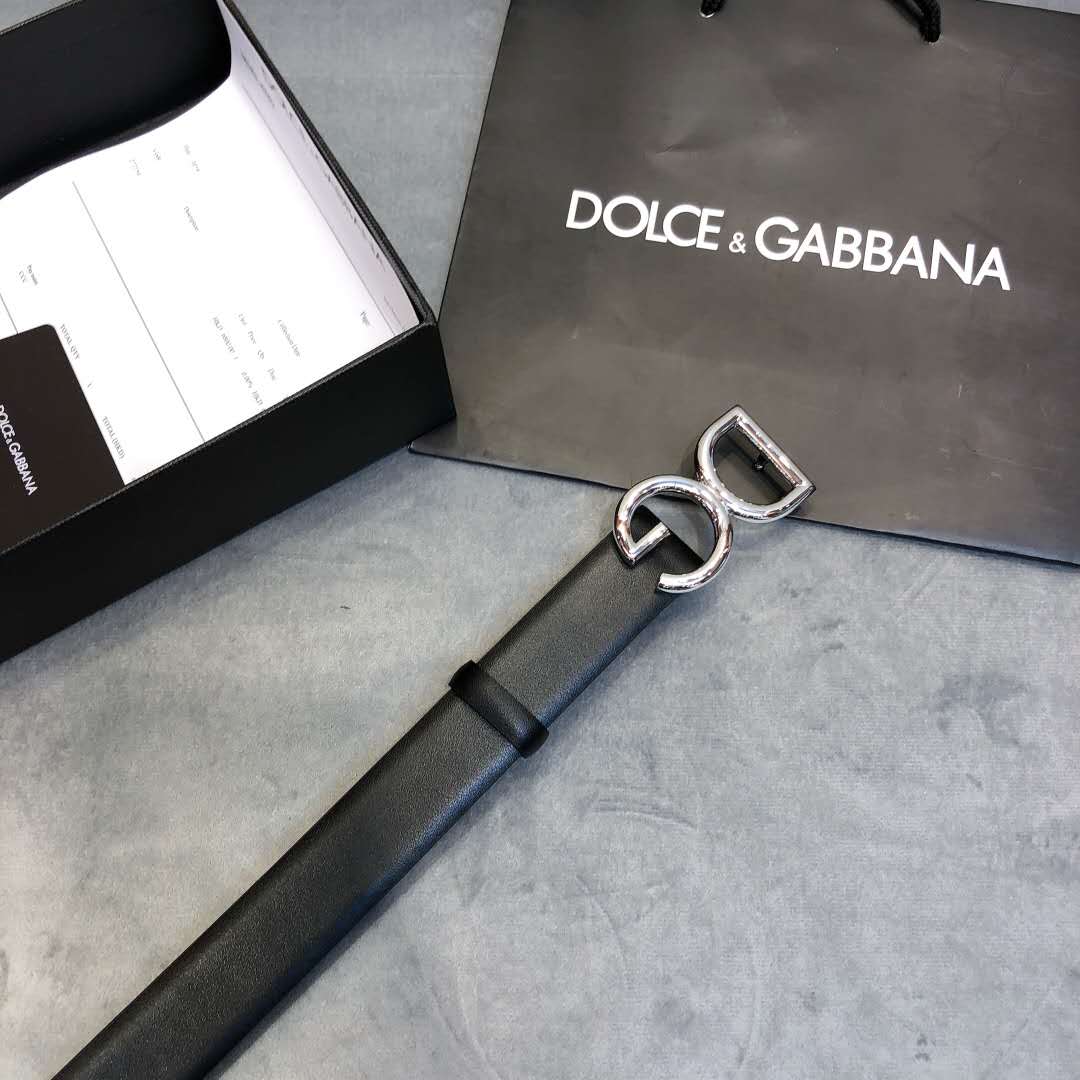 Dolce & Gabbana DG Black Belt  - DopestKickz