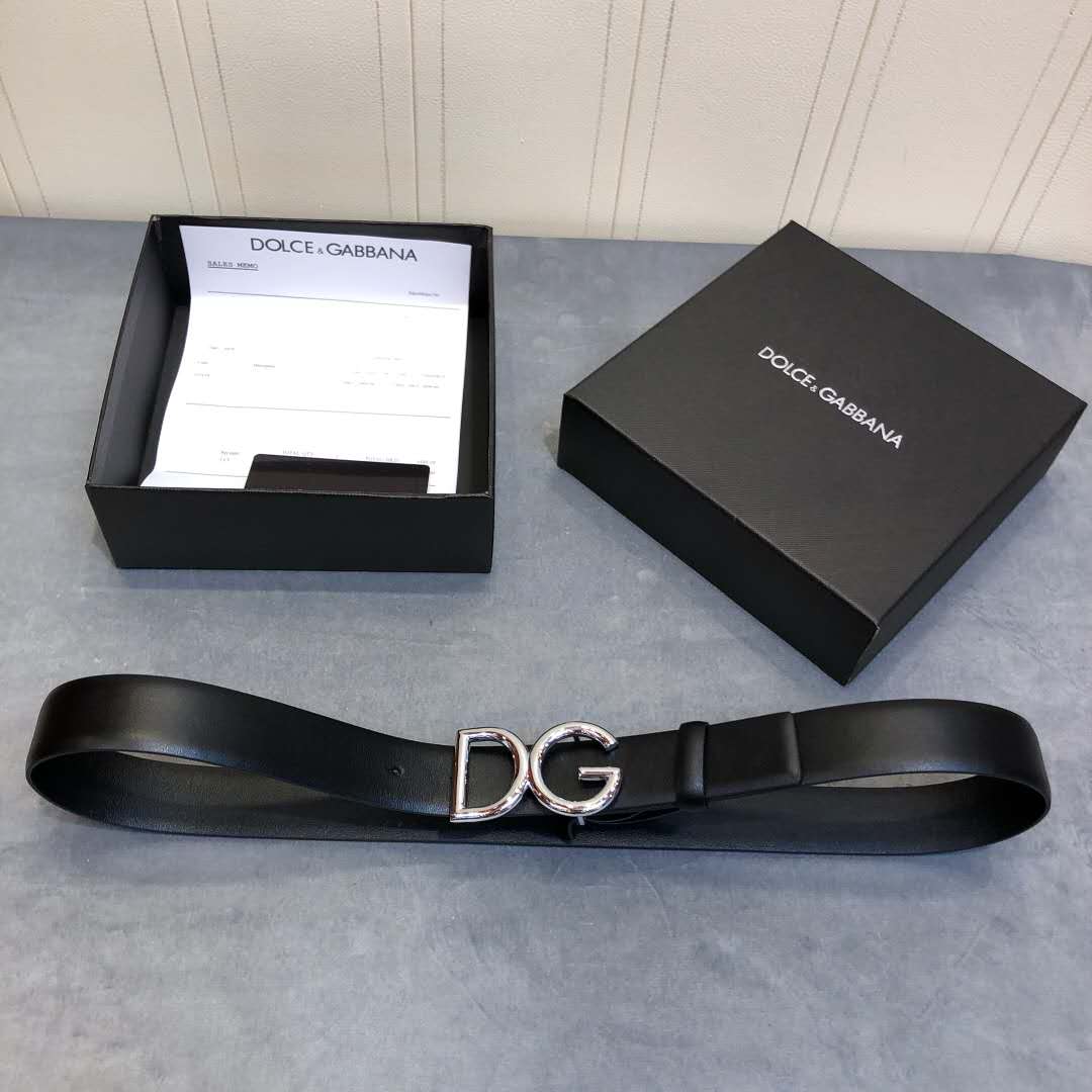 Dolce & Gabbana DG Black Belt  - DopestKickz