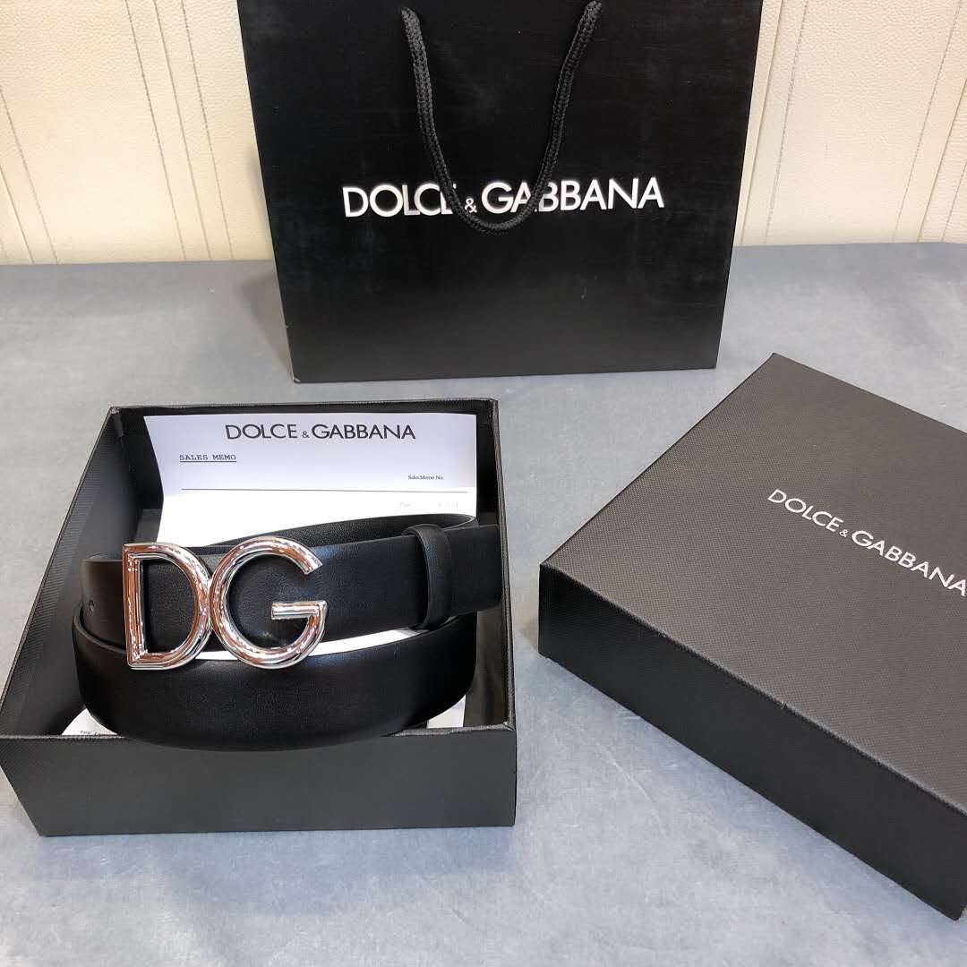 Dolce & Gabbana DG Black Belt  - DopestKickz