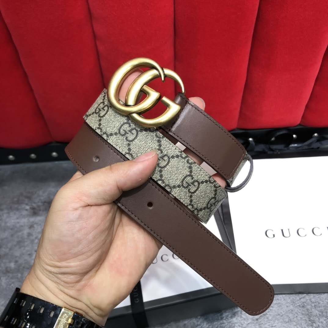 Gucci GG Belt With Double G Buckle - DopestKickz