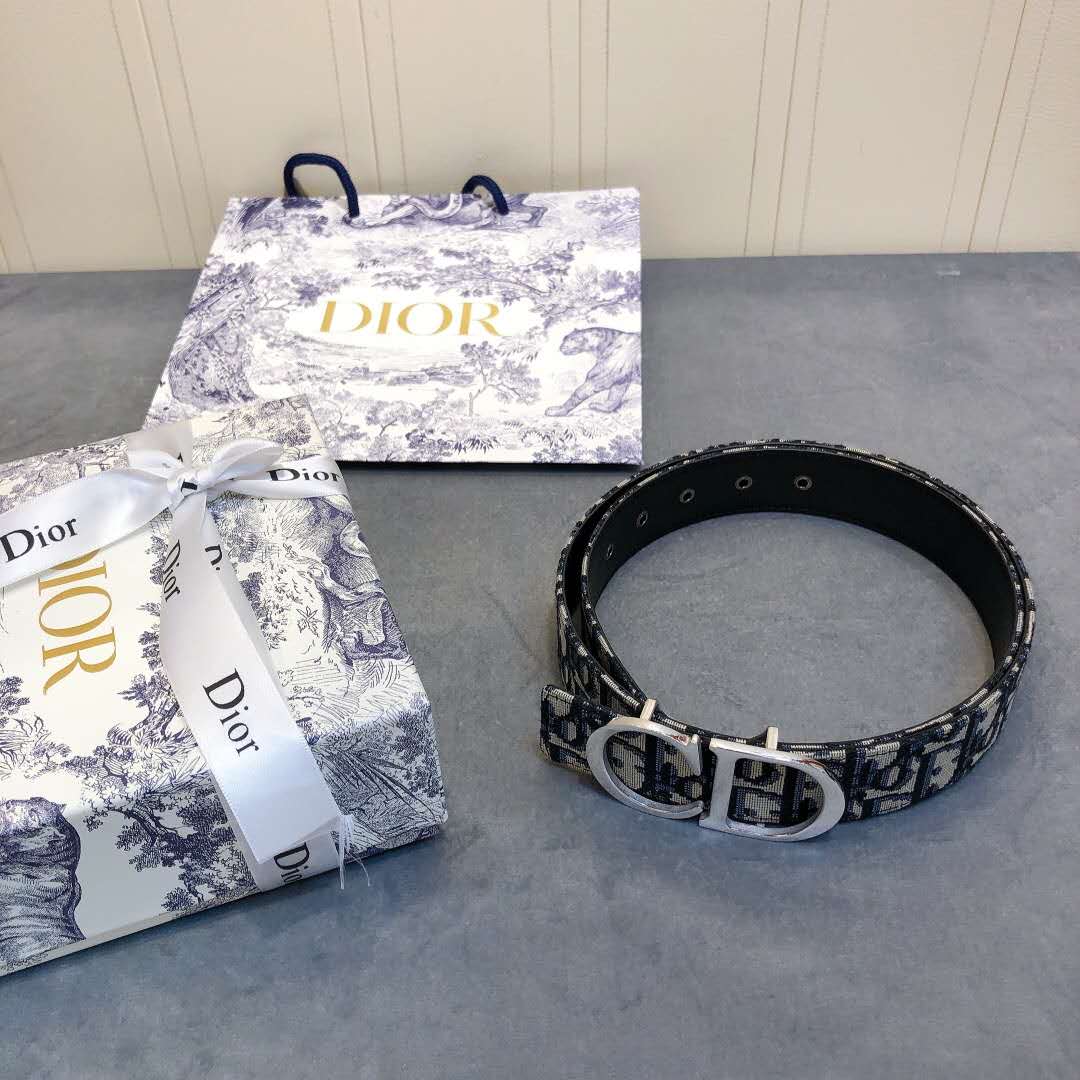 Dior Saddle Dior Oblique Belt - DopestKickz