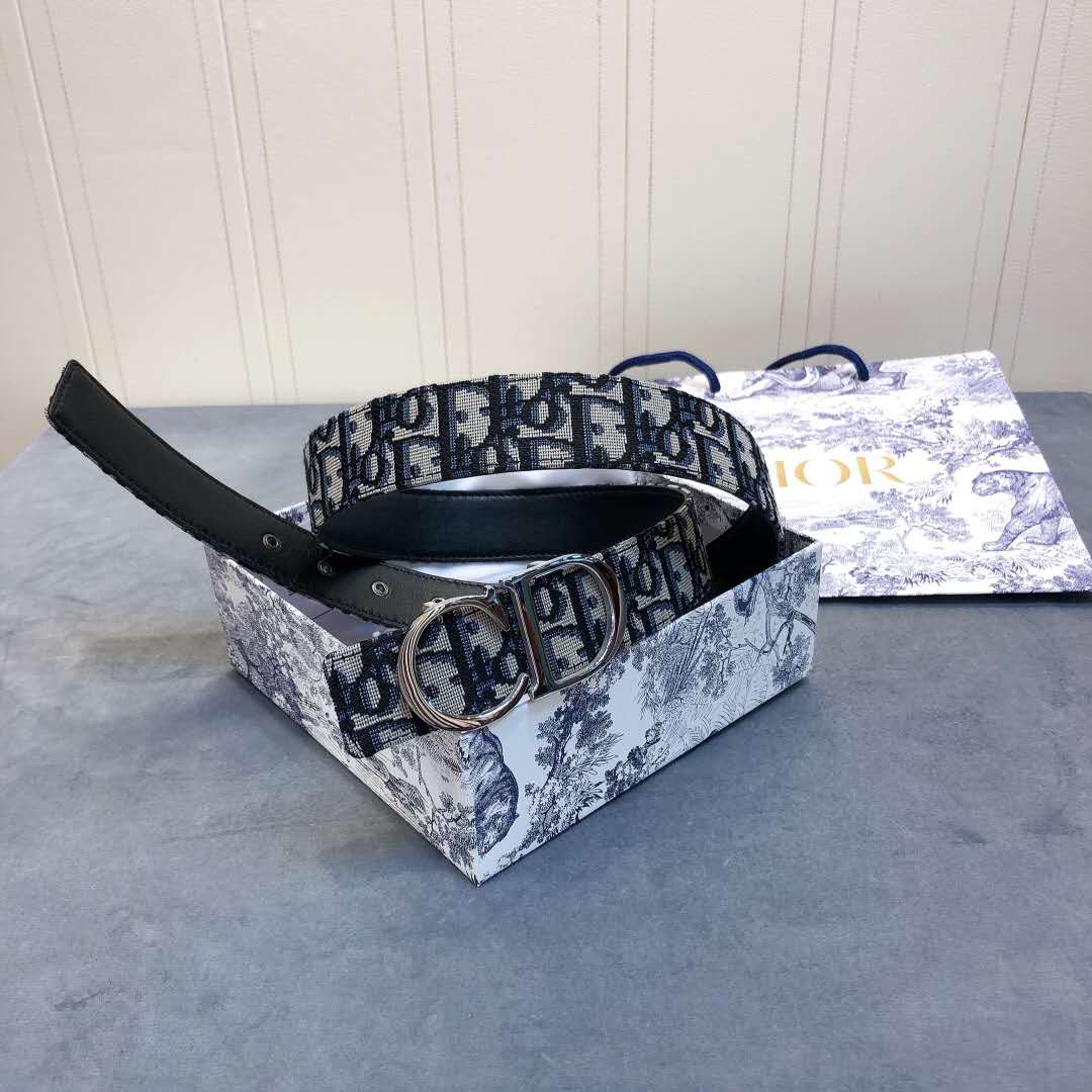 Dior Saddle Dior Oblique Belt - DopestKickz