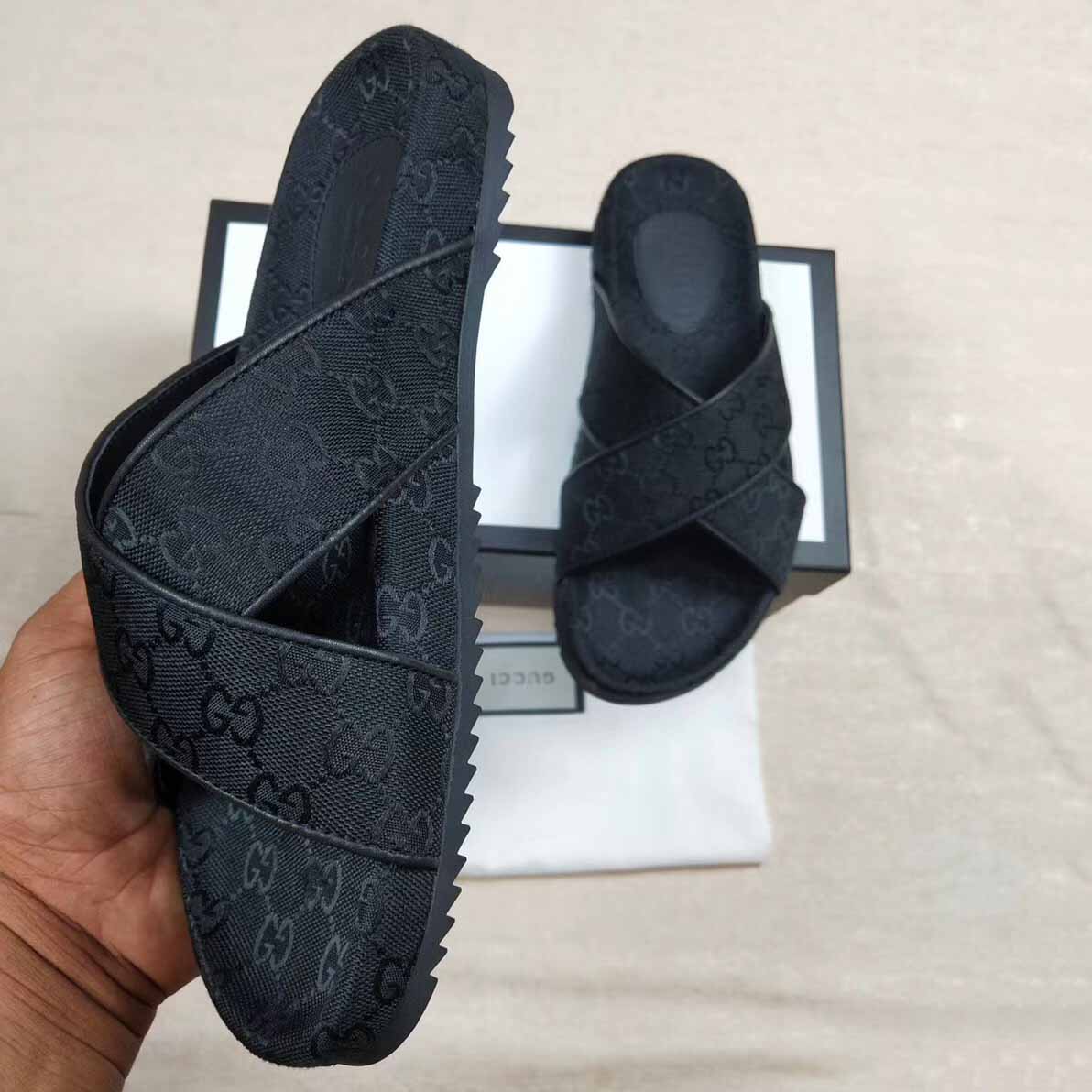 Gucci Men's GG Slide Sandal - DopestKickz