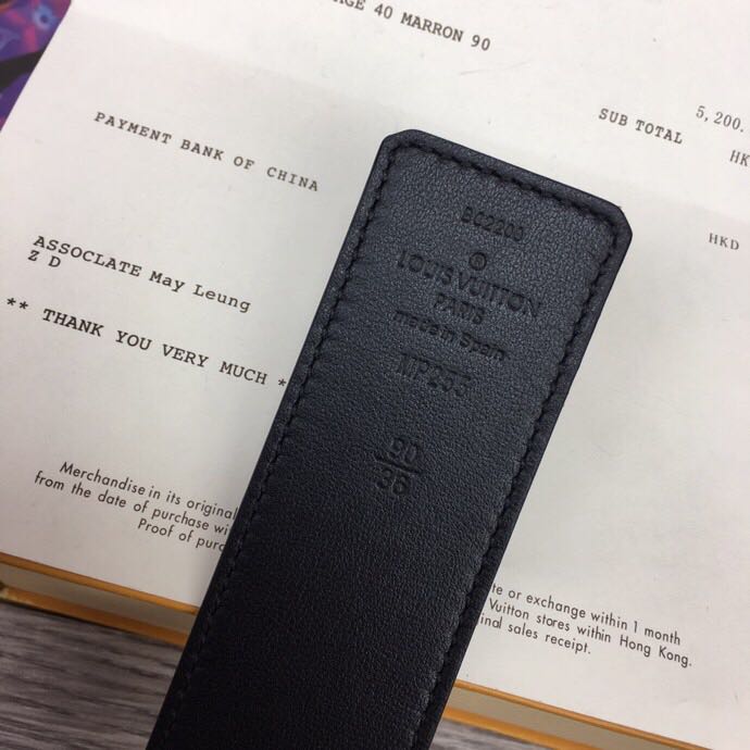 Louis Vuitton Squared 40MM Belt - DopestKickz