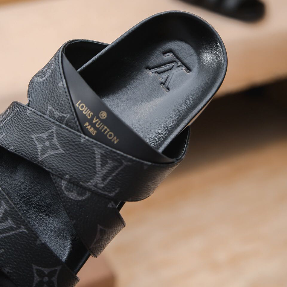 Louis Vuitton Monogram Slippers(Upon UK size) - DopestKickz