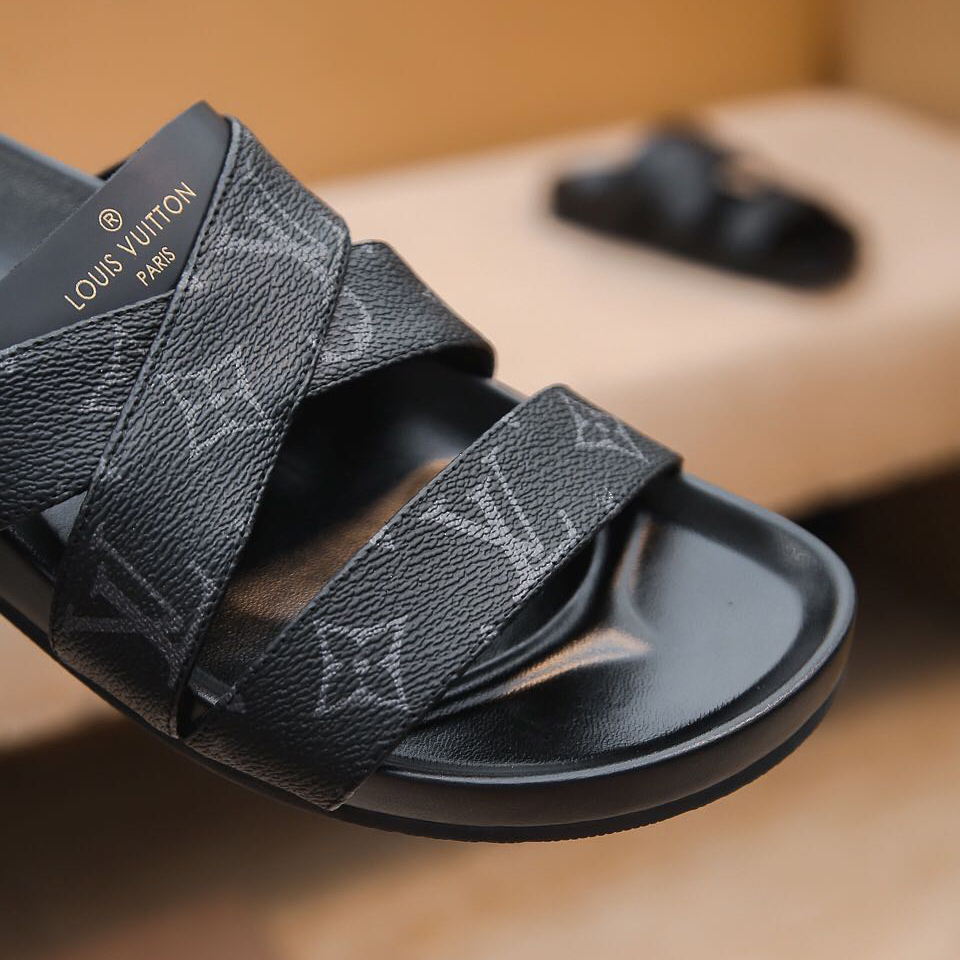 Louis Vuitton Monogram Slippers(Upon UK size) - DopestKickz