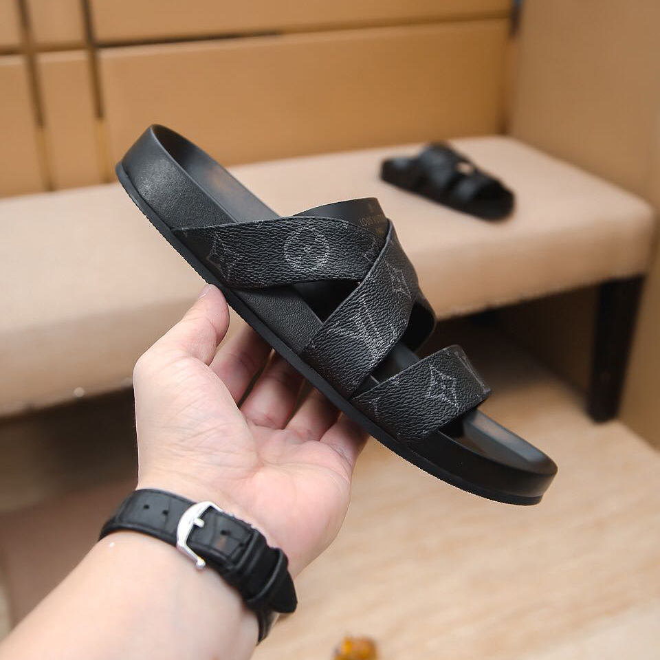 Louis Vuitton Monogram Slippers(Upon UK size) - DopestKickz