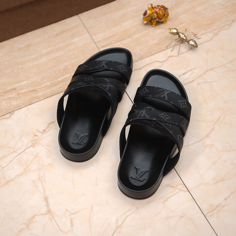 Louis Vuitton Monogram Slippers(Upon UK size) - DopestKickz