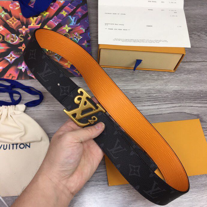 Louis Vuitton Squared 40MM Belt - DopestKickz