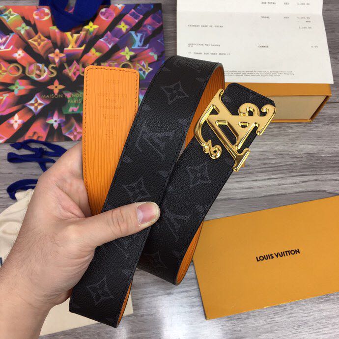 Louis Vuitton Squared 40MM Belt - DopestKickz