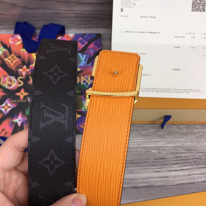 Louis Vuitton Squared 40MM Belt - DopestKickz