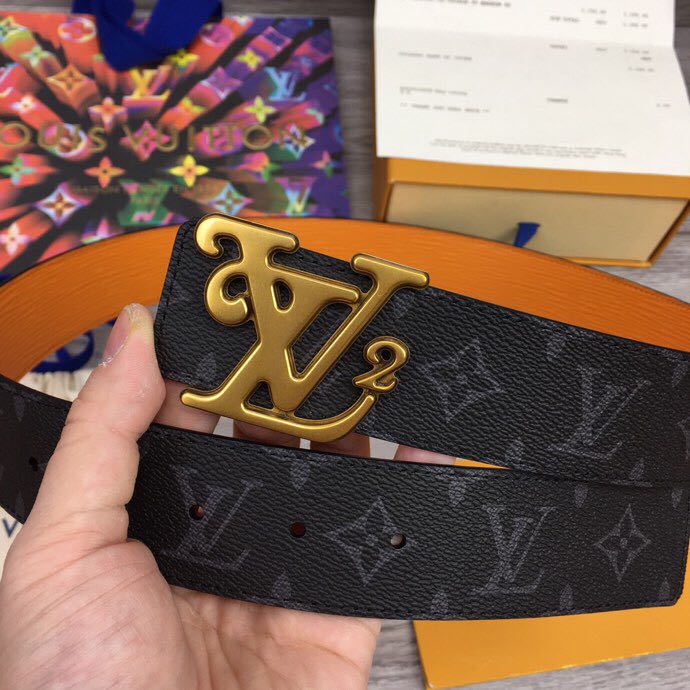 Louis Vuitton Squared 40MM Belt - DopestKickz