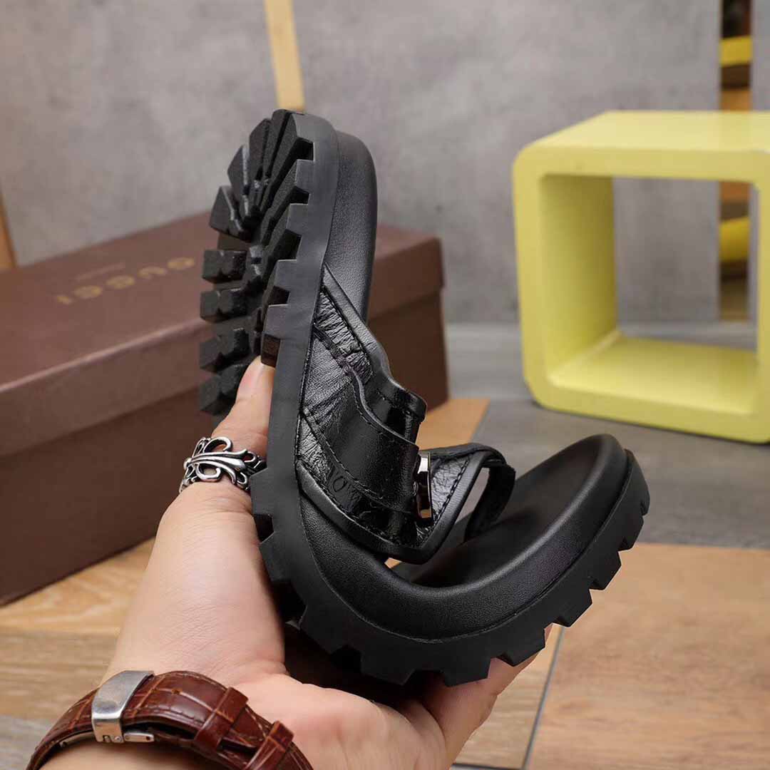 Gucci GG Slides Thong Sandals  - DopestKickz