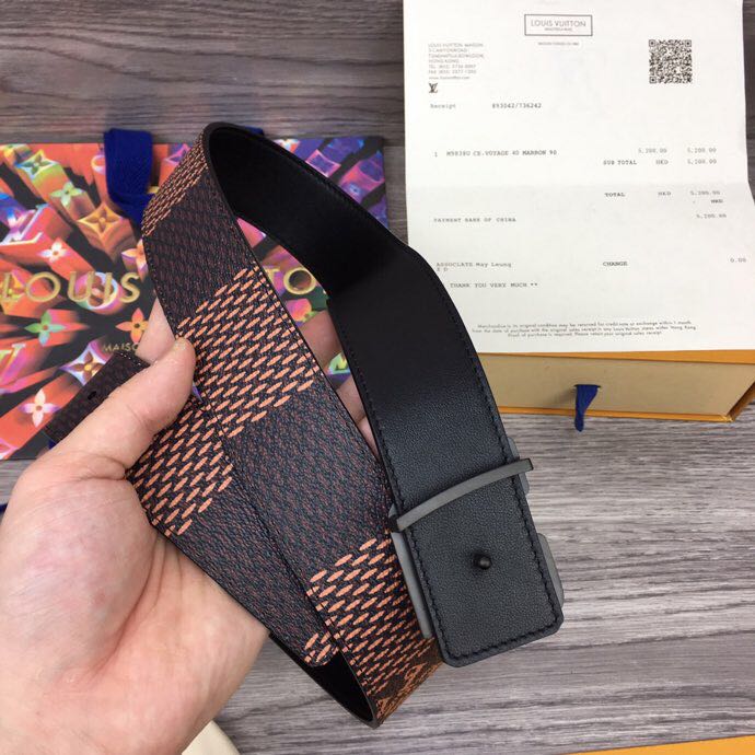 Louis Vuitton Squared 40MM Belt - DopestKickz