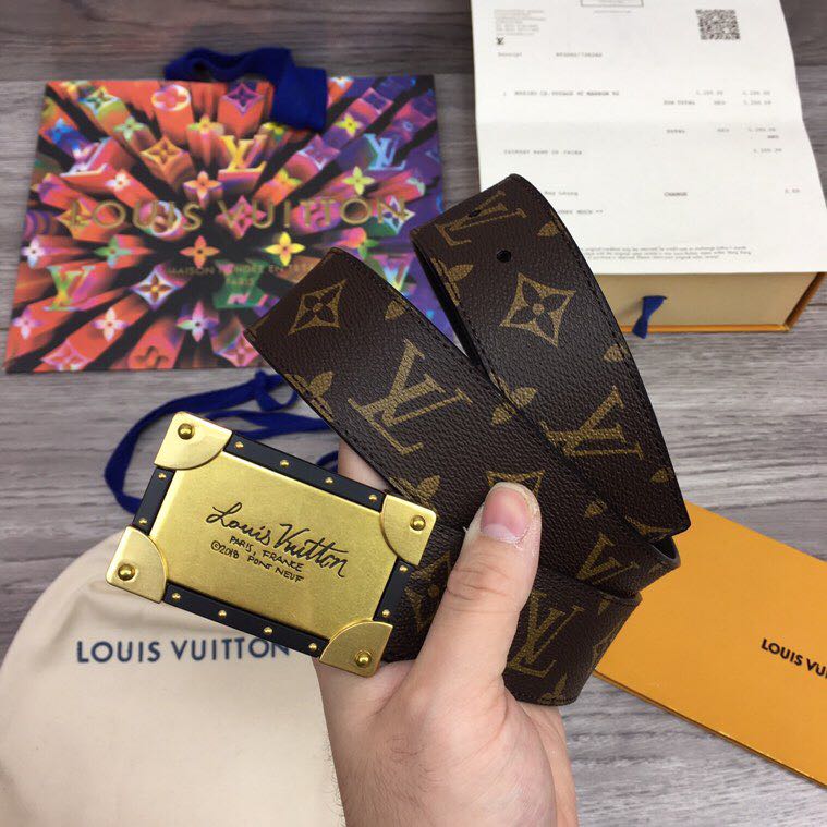 Louis Vuitton Neo Trunk 40MM Belt - DopestKickz