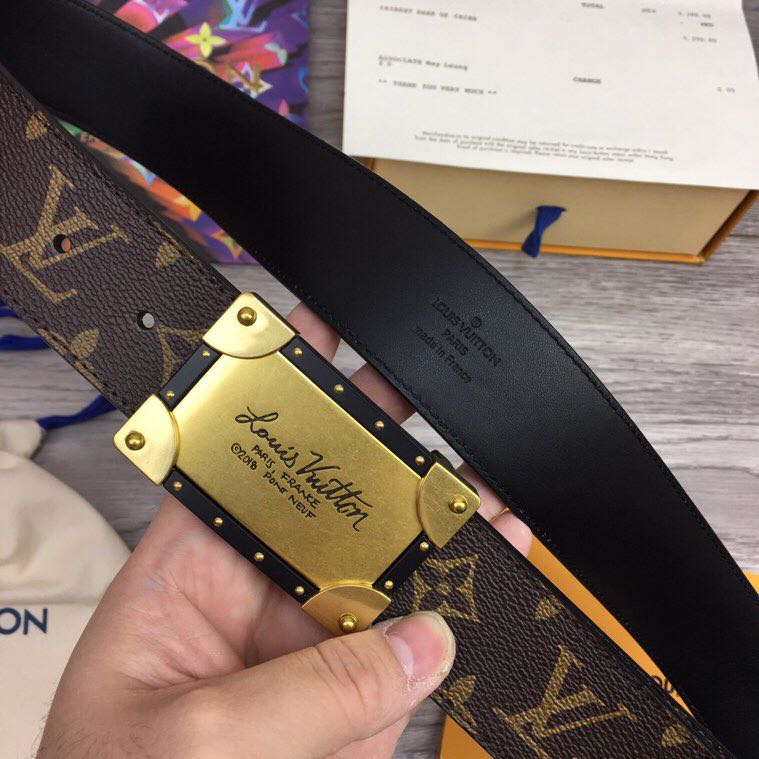 Louis Vuitton Neo Trunk 40MM Belt - DopestKickz