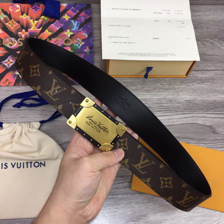 Louis Vuitton Neo Trunk 40MM Belt - DopestKickz