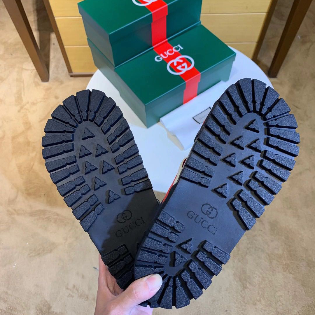 Gucci Web Slide Sandal - DopestKickz