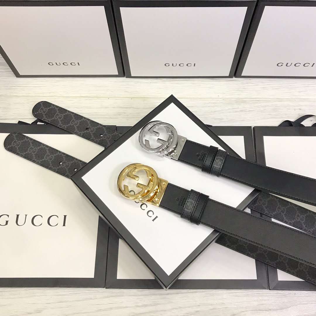 Gucci GG Belt With Double G Buckle - DopestKickz
