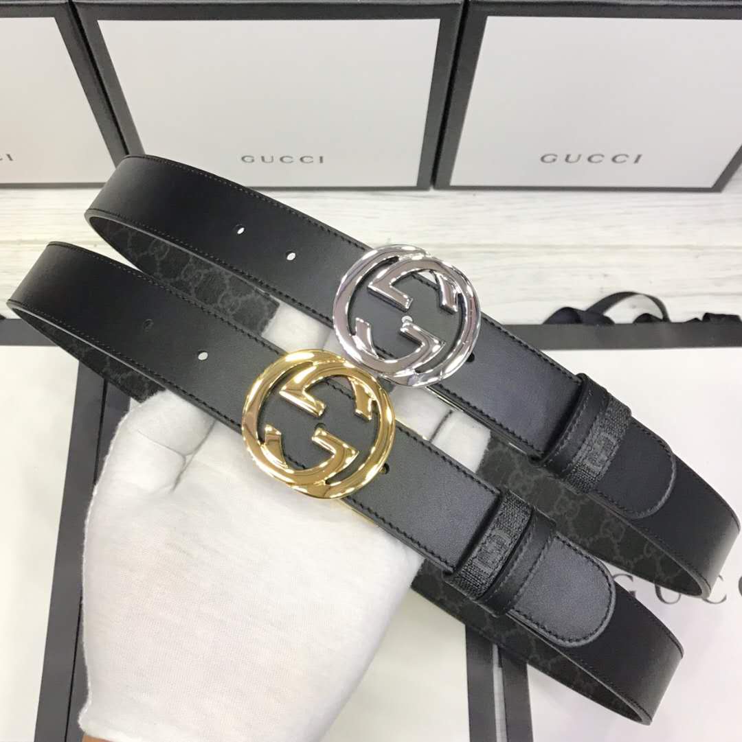 Gucci GG Belt With Double G Buckle - DopestKickz