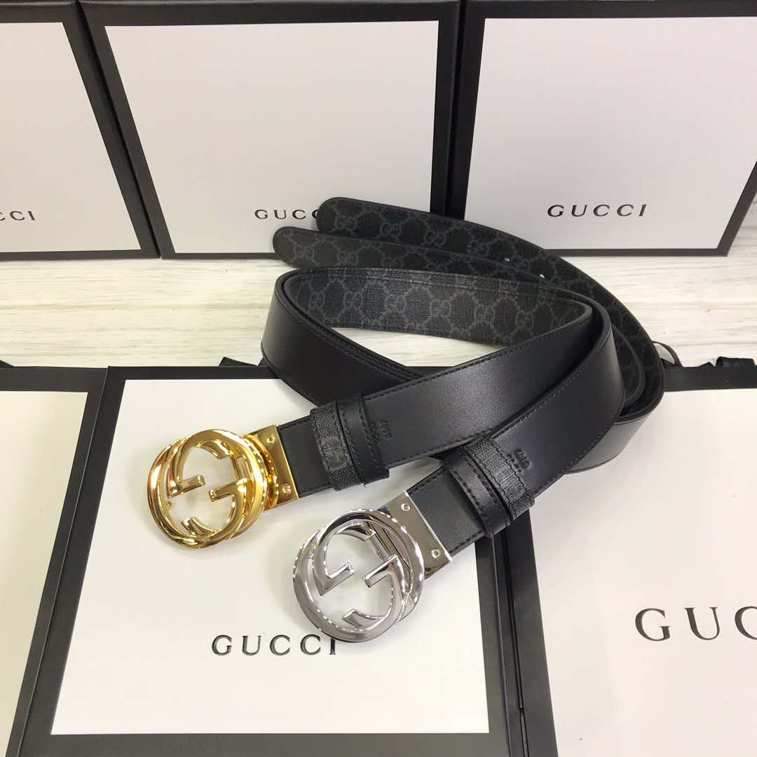 Gucci GG Belt With Double G Buckle - DopestKickz