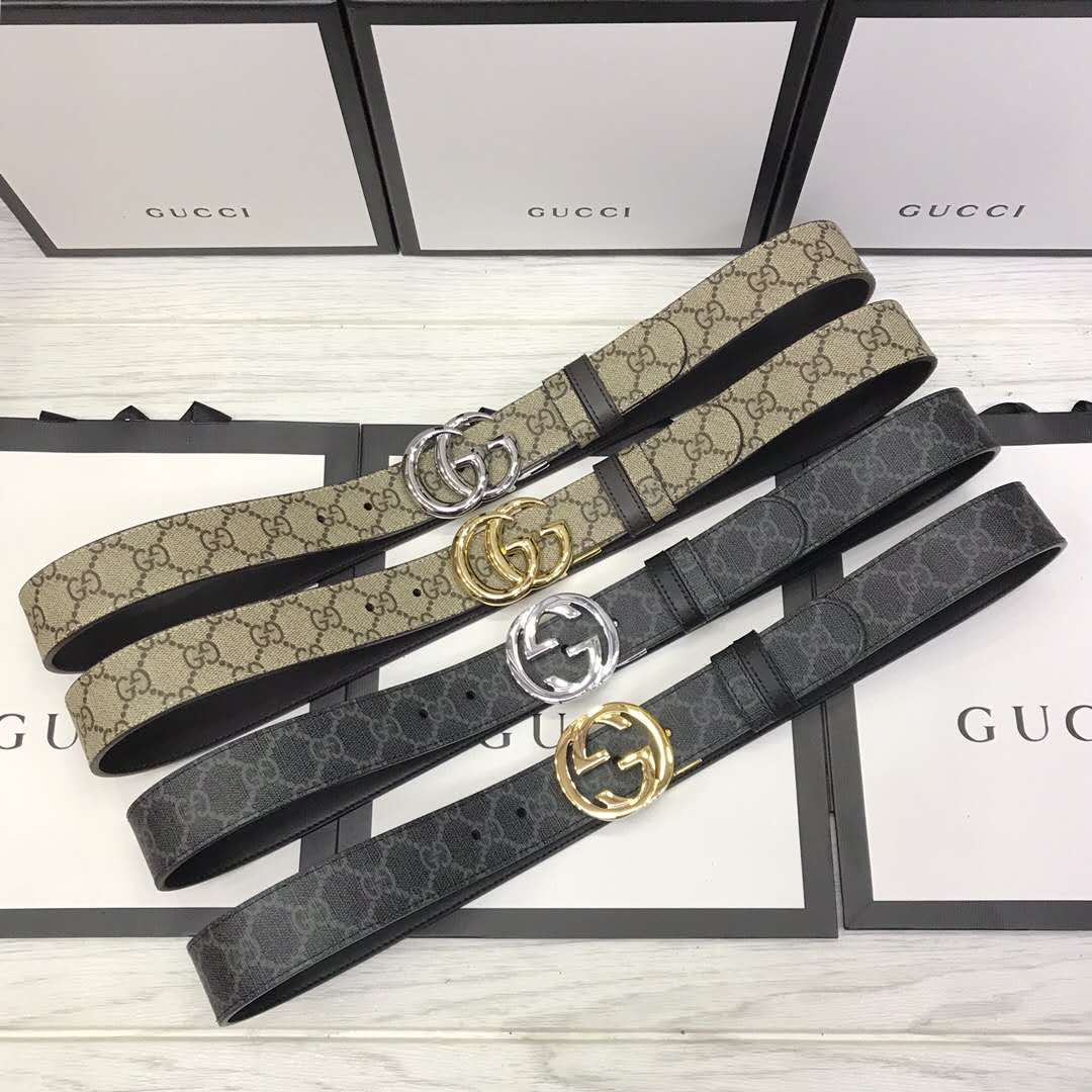 Gucci GG Belt With Double G Buckle - DopestKickz