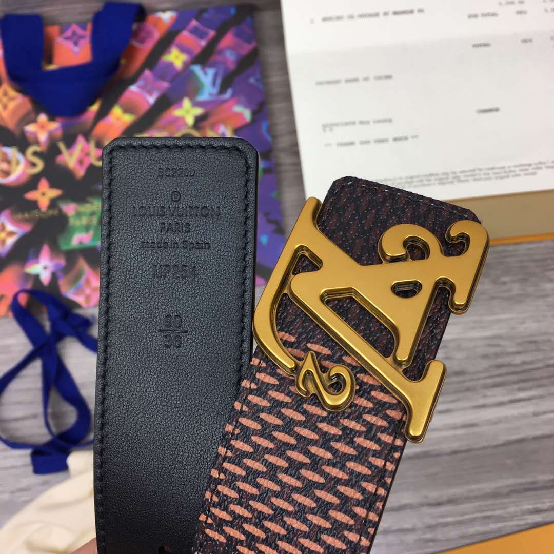 Louis Vuitton Squared LV 40mm Belt - DopestKickz