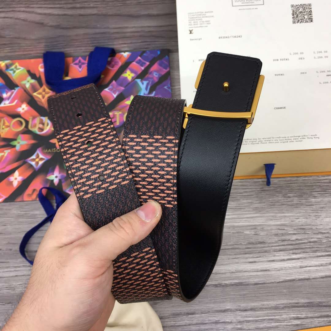 Louis Vuitton Squared LV 40mm Belt - DopestKickz
