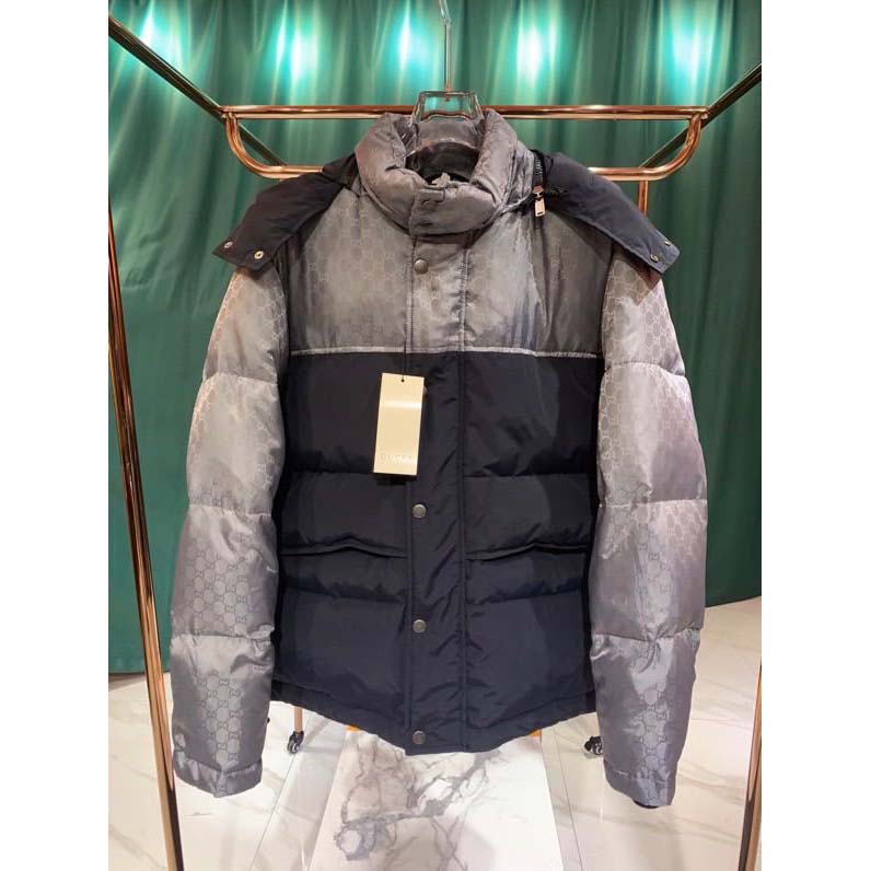 Gucci GG Jacquard Nylon Jacket - DopestKickz