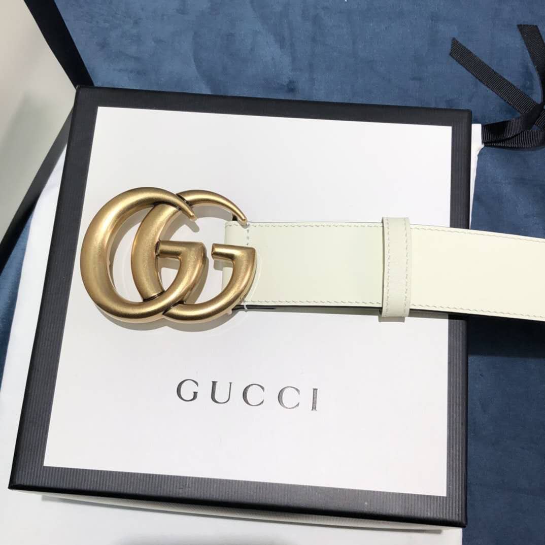Gucci GG Belt With Double G Buckle - DopestKickz
