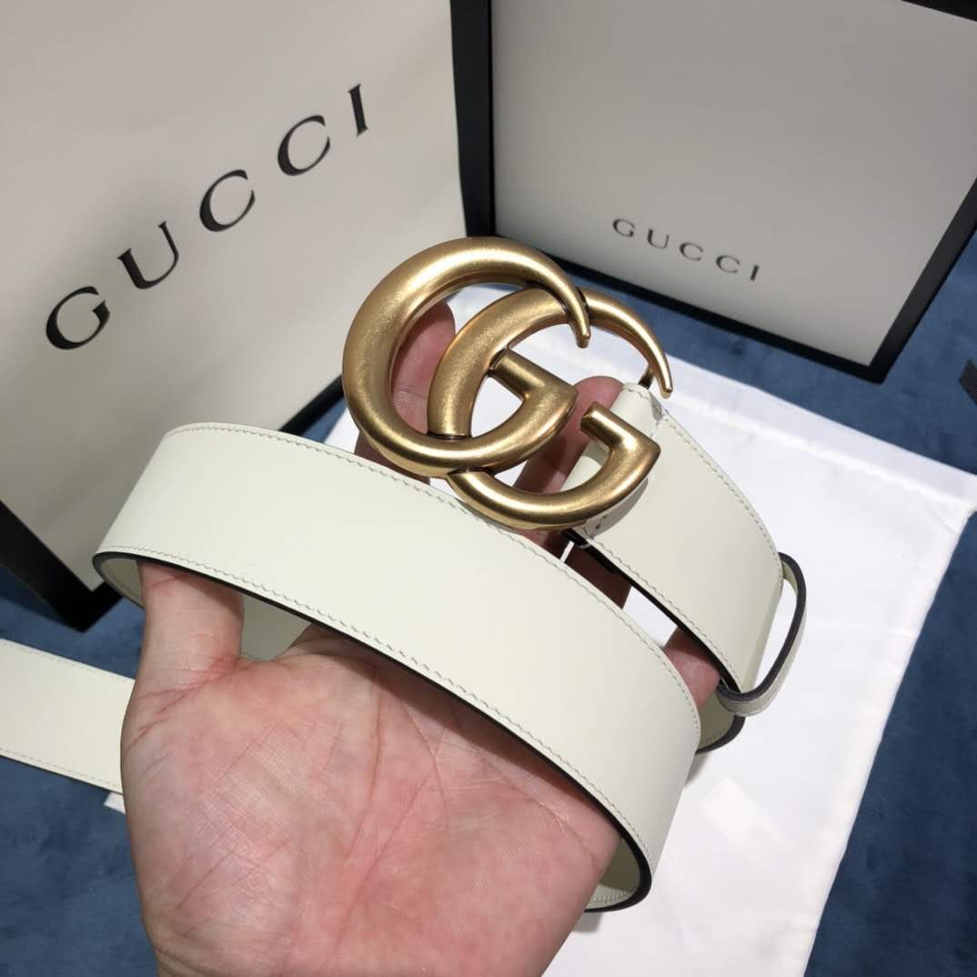 Gucci GG Belt With Double G Buckle - DopestKickz
