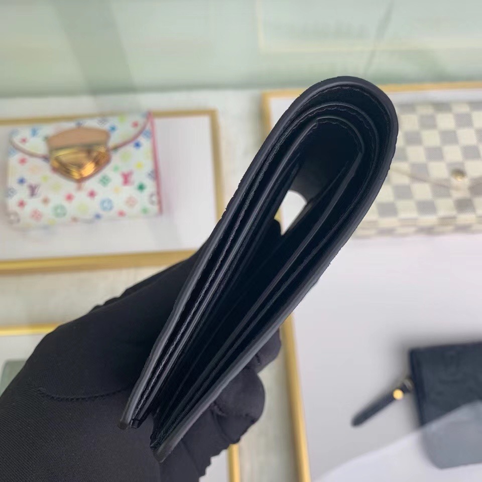 Louis Vuitton  Monogram Black Wallet - DopestKickz