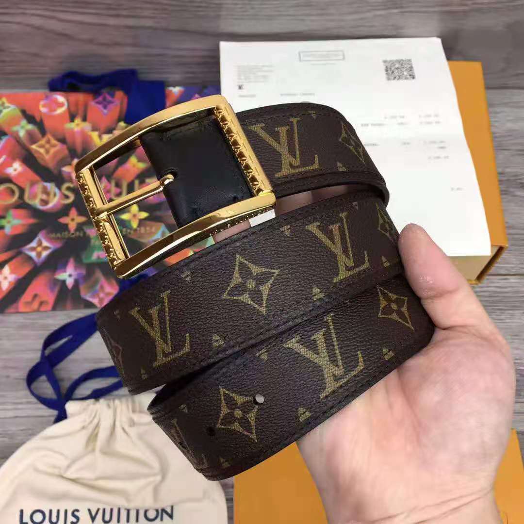 Louis Vuitton Monogram Belt - DopestKickz