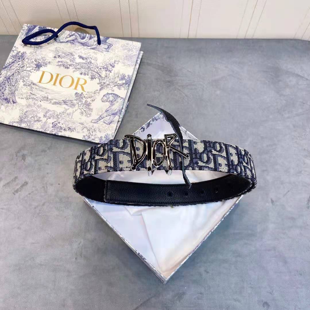 Dior Oblique Jacquard Belt - DopestKickz