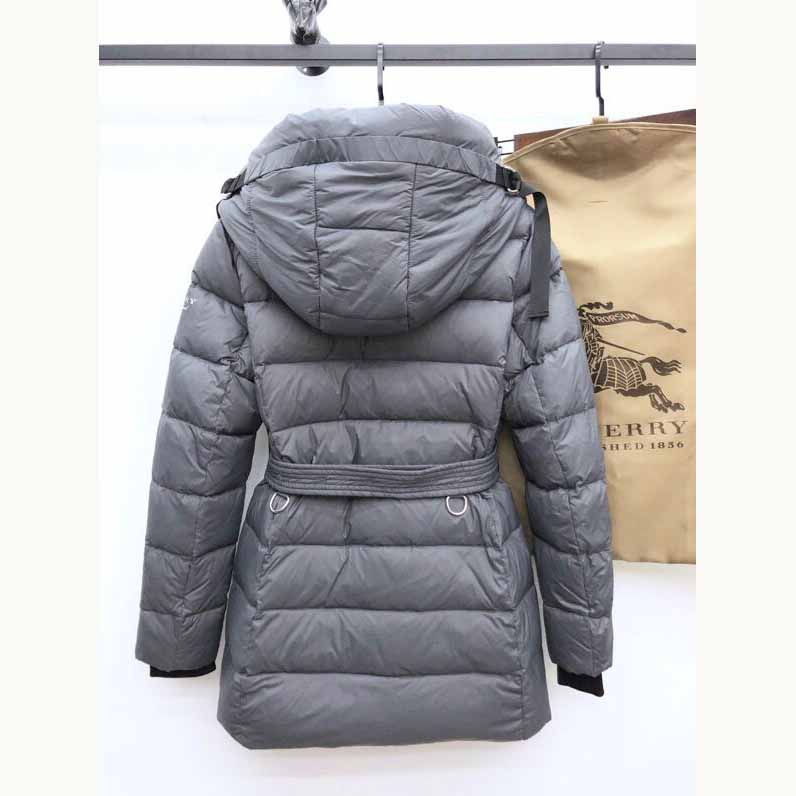 Burberry Belted Down Jacket - DopestKickz