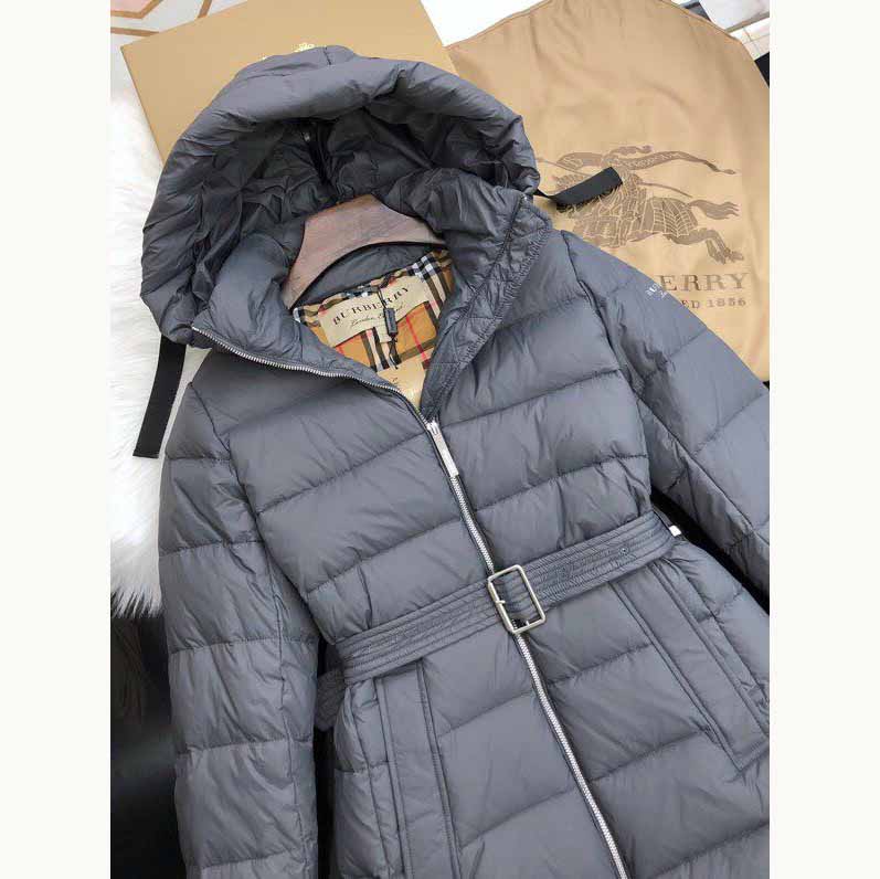 Burberry Belted Down Jacket - DopestKickz